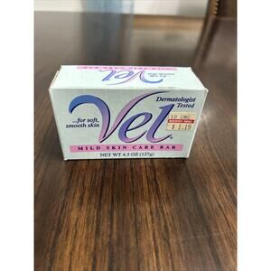 VEL Mild Skin Care Bar Soap In Box 4.5 oz Colgate Palmolive